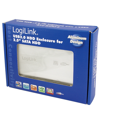 Logilink Enclosure 2.5 inch S-ATA HDD USB 2.0 Alu 2.5"