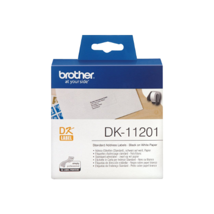 Brother | DK-11201 Standard Address Labels | Black