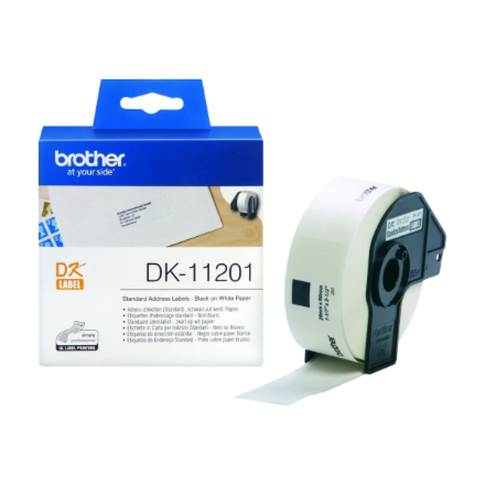 Brother | DK-11201 Standard Address Labels | Black