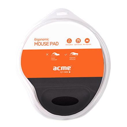 Acme Ergonomic mouse pad Black