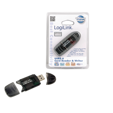 Logilink Cardreader USB 2.0 Stick external for MMC