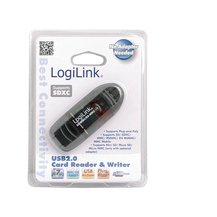 Logilink Cardreader USB 2.0 Stick external for MMC