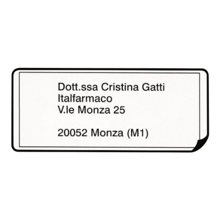 Brother | DK-11208 Large Address Labels | White | DK | 38mm x 90mm