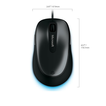 Microsoft 4EH-00002 Comfort Mouse 4500 for Business 1.93 m