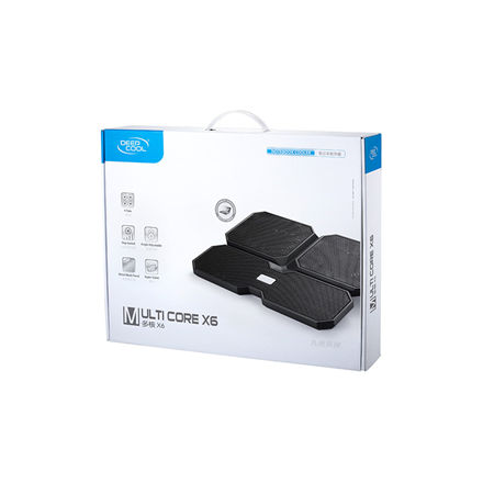 deepcool Multicore x6 Notebook cooler up to 15.6" 	900g g