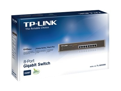 NET SWITCH 8PORT 10/100/1000M/TL-SG1008 TP-LINK