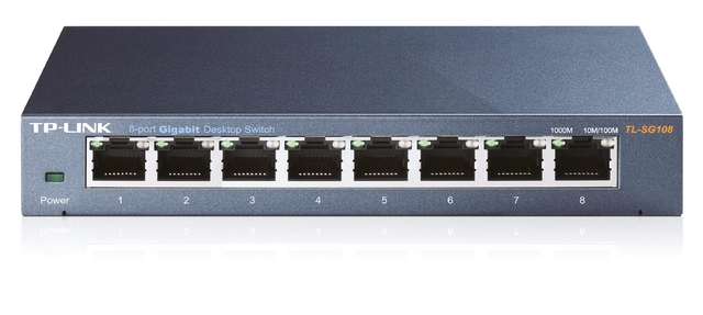 NET SWITCH 8PORT 1000M/TL-SG108 TP-LINK