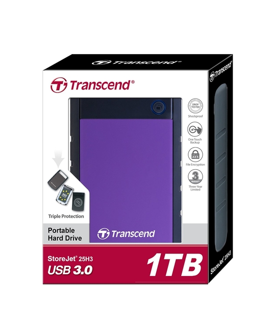 TRANSCEND StoreJet 1TB USB 3.0
