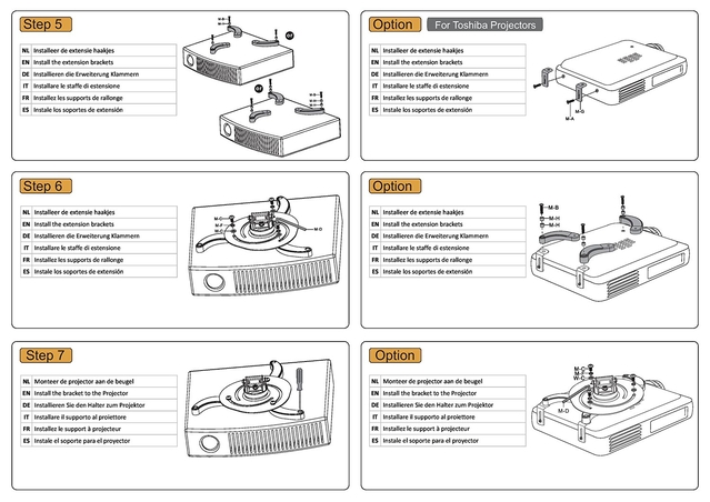 PROJECTOR ACC CEILING MOUNT/8-98CM BEAMER-C200 NEOMOUNTS