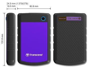 TRANSCEND StoreJet 2TB USB 3.0