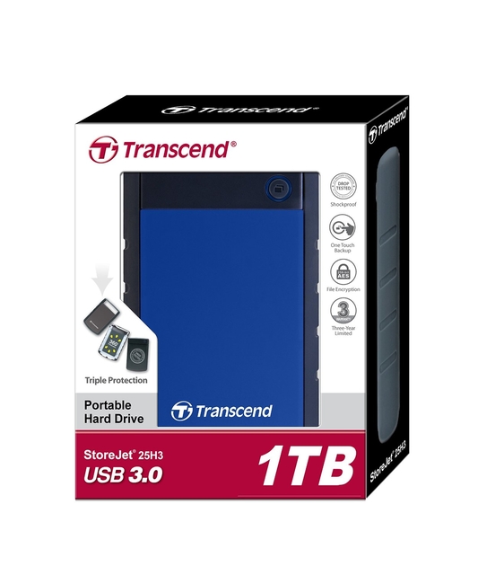 TRANSCEND StoreJet 1TB USB 3.0