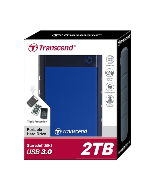 TRANSCEND StoreJet 2TB USB 3.0
