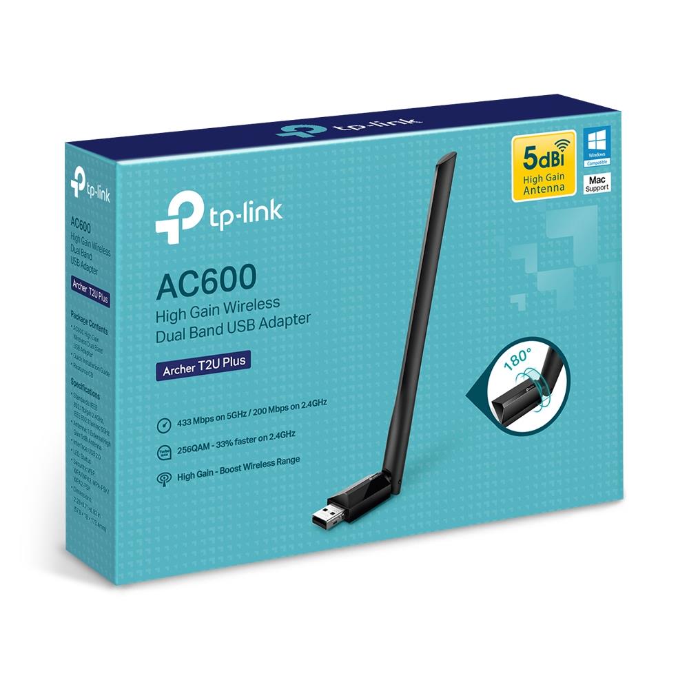 WRL ADAPTER 600MBPS USB/ARCHER T2U PLUS TP-LINK