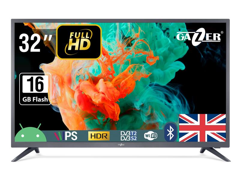 TV Set GAZER 32" Smart/FHD