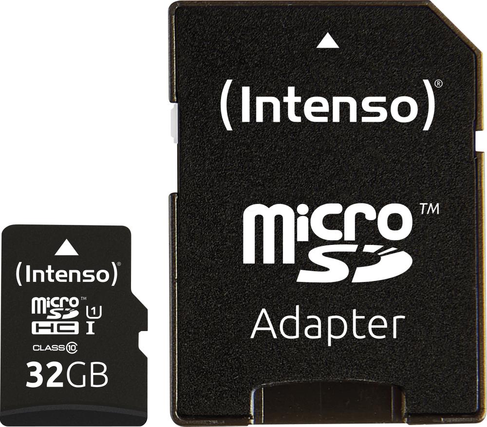 MEMORY MICRO SDHC 32GB UHS-I/W/ADAPTER 3423480 INTENSO