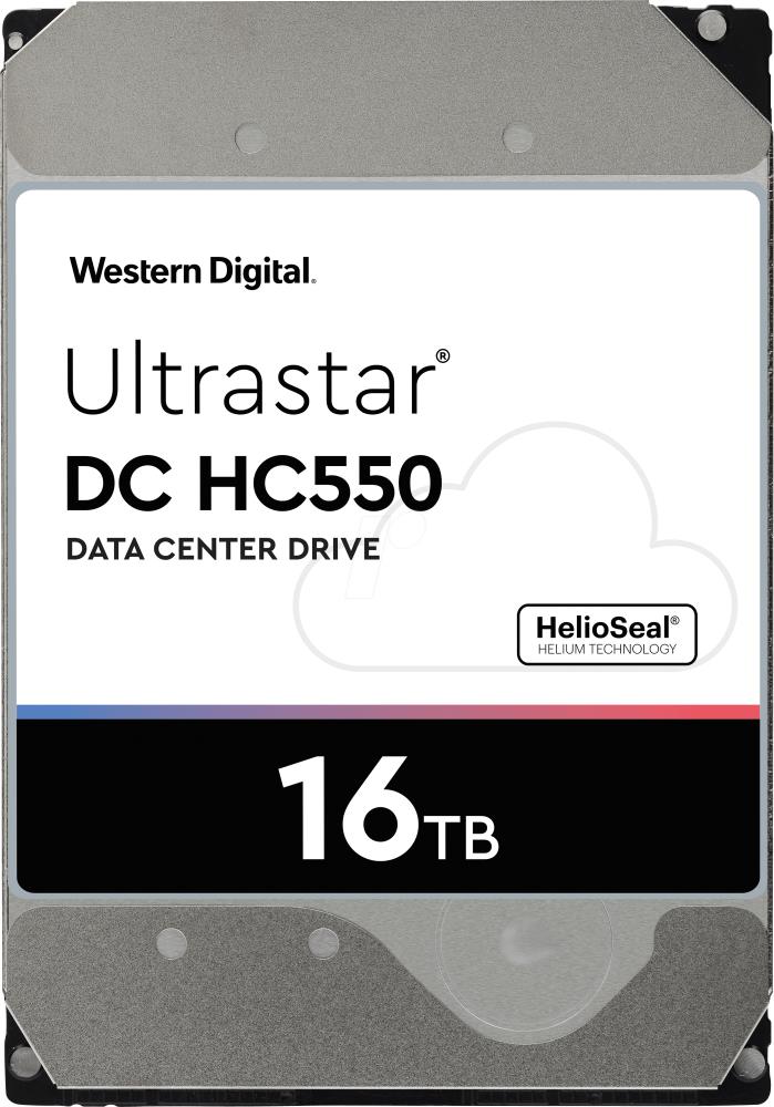 WESTERN DIGITAL ULTRASTAR Ultrastar DC HC550 WUH721816ALE6L4 16TB