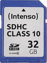 MEMORY SDHC 32GB C10/3411480 INTENSO