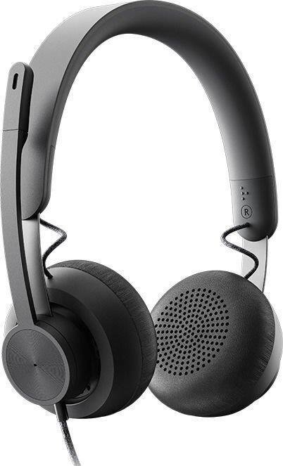 HEADSET ZONE WIRED/DARK GREY 981-000875 LOGITECH