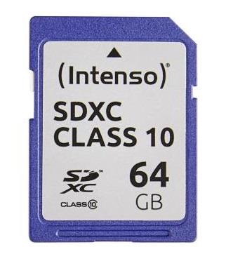 MEMORY SDXC 64GB C10/3411490 INTENSO