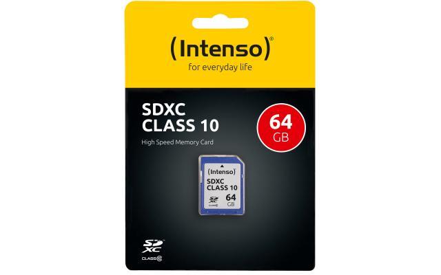 MEMORY SDXC 64GB C10/3411490 INTENSO