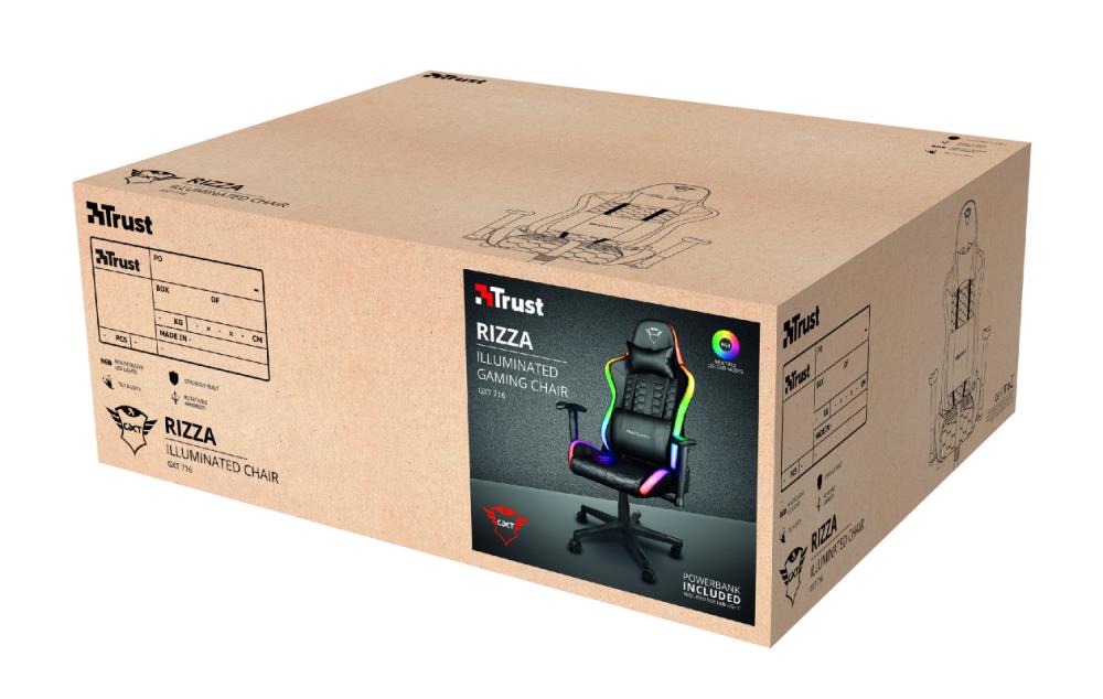 GAMING CHAIR GXT716 RIZZA RGB/23845 TRUST