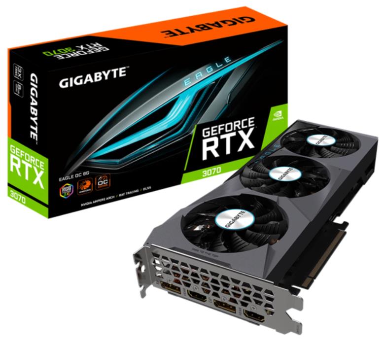 Graphics Card GIGABYTE NVIDIA GeForce RTX 3070 8 GB