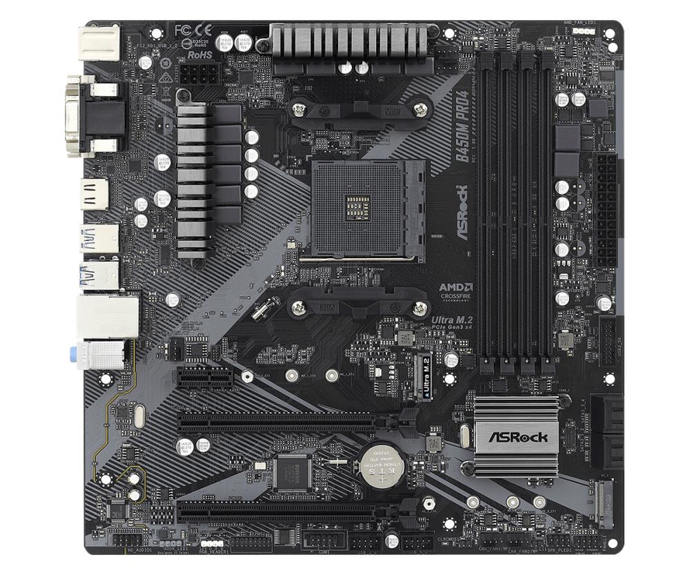 ASROCK AMD B450 SAM4 MicroATX