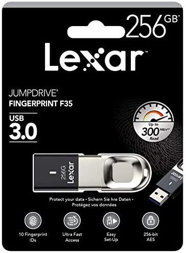 MEMORY DRIVE FLASH USB3 256GB/F35 LJDF35-256BBK LEXAR