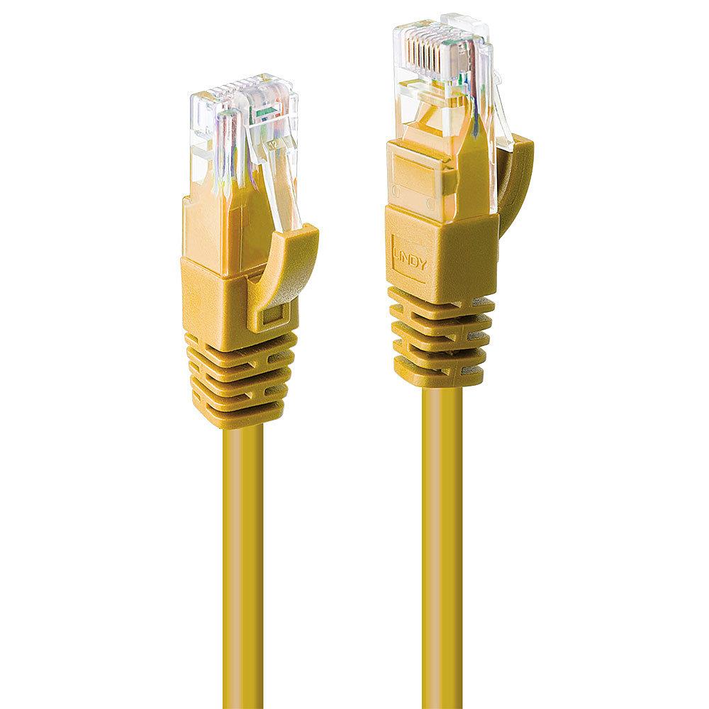 CABLE CAT6 U/UTP 1M/YELLOW 48062 LINDY