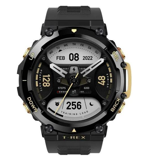 SMARTWATCH AMAZFIT T-REX 2/A2170 BLACK/GOLD HUAMI