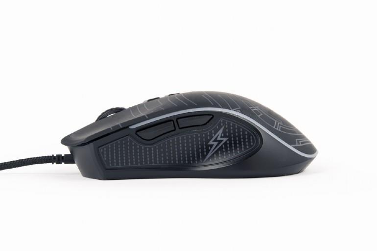 MOUSE USB OPTICAL GAMING/BLACK MUSG-RGB-01 GEMBIRD