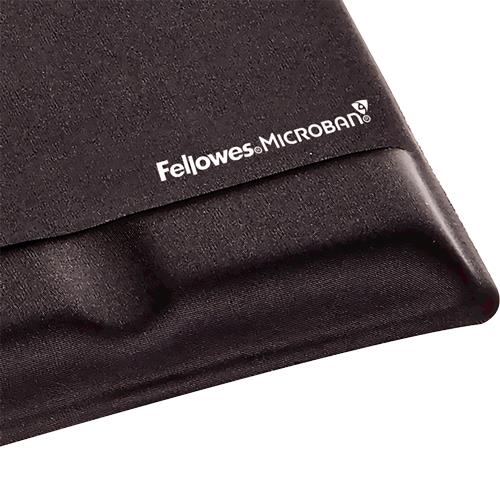 MOUSE PAD WRIST SUPPORT/BLACK 9181201 FELLOWES