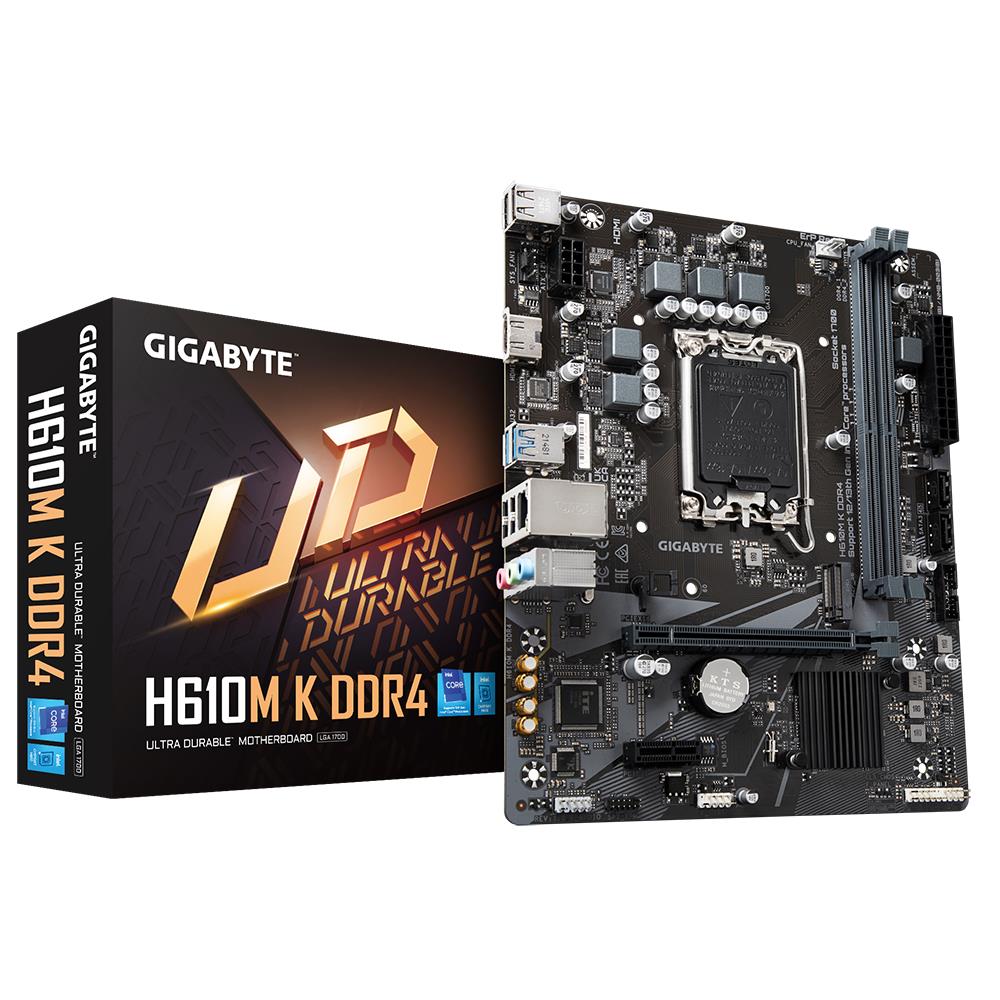 GIGABYTE Intel H610 LGA1700 Micro-ATX