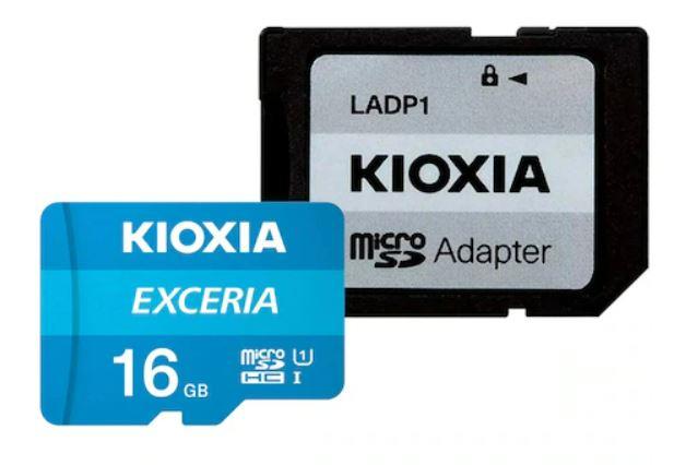 MEMORY MICRO SDHC 16GB UHS-I/W/A LMEX1L016GG2 KIOXIA