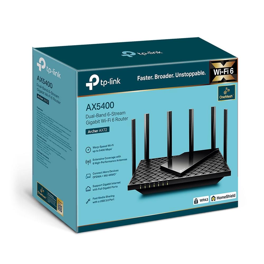 TP-LINK Wireless Router 5400 Mbps Wi-Fi 6