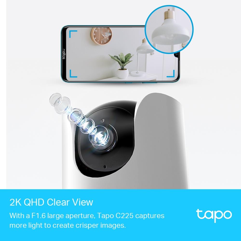 WRL CAMERA 2K QHD PAN/TILT/TAPO C225 TP-LINK