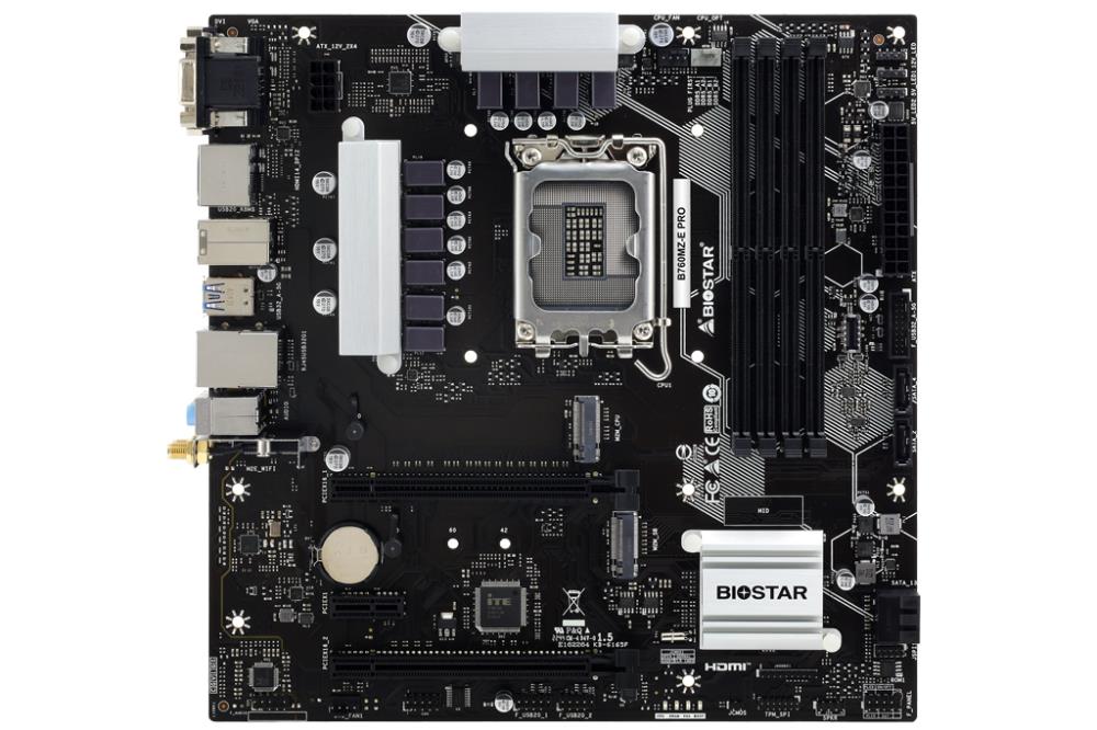 BIOSTAR Intel B760 Express LGA1700 Micro-ATX