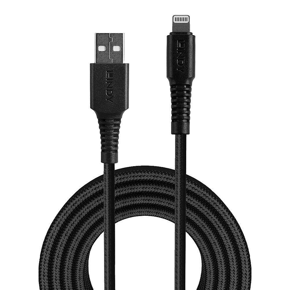 CABLE USB-A TO LIGHTNING 1M/REINFORCED 31291 LINDY