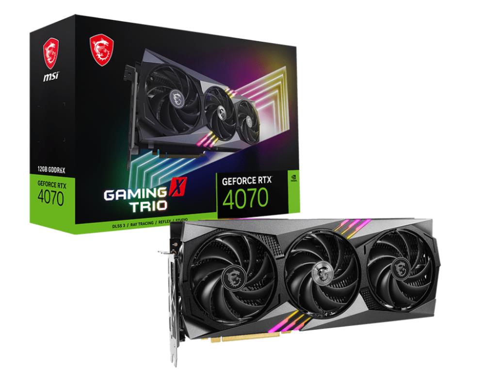 MSI NVIDIA GeForce RTX 4070 12 GB GDDR6X