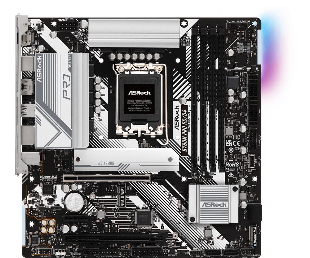 ASROCK Intel B760 Express LGA1700 Micro-ATX