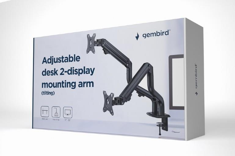 DISPLAY ACC MOUNTING ARM/17-32" MA-DA2-02 GEMBIRD