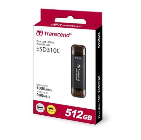 MEMORY DRIVE FLASH USB3 512GB/TS512GESD310C TRANSCEND