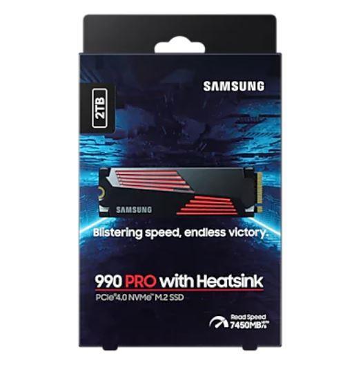 SAMSUNG 990 PRO with Heatsink 2TB M.2