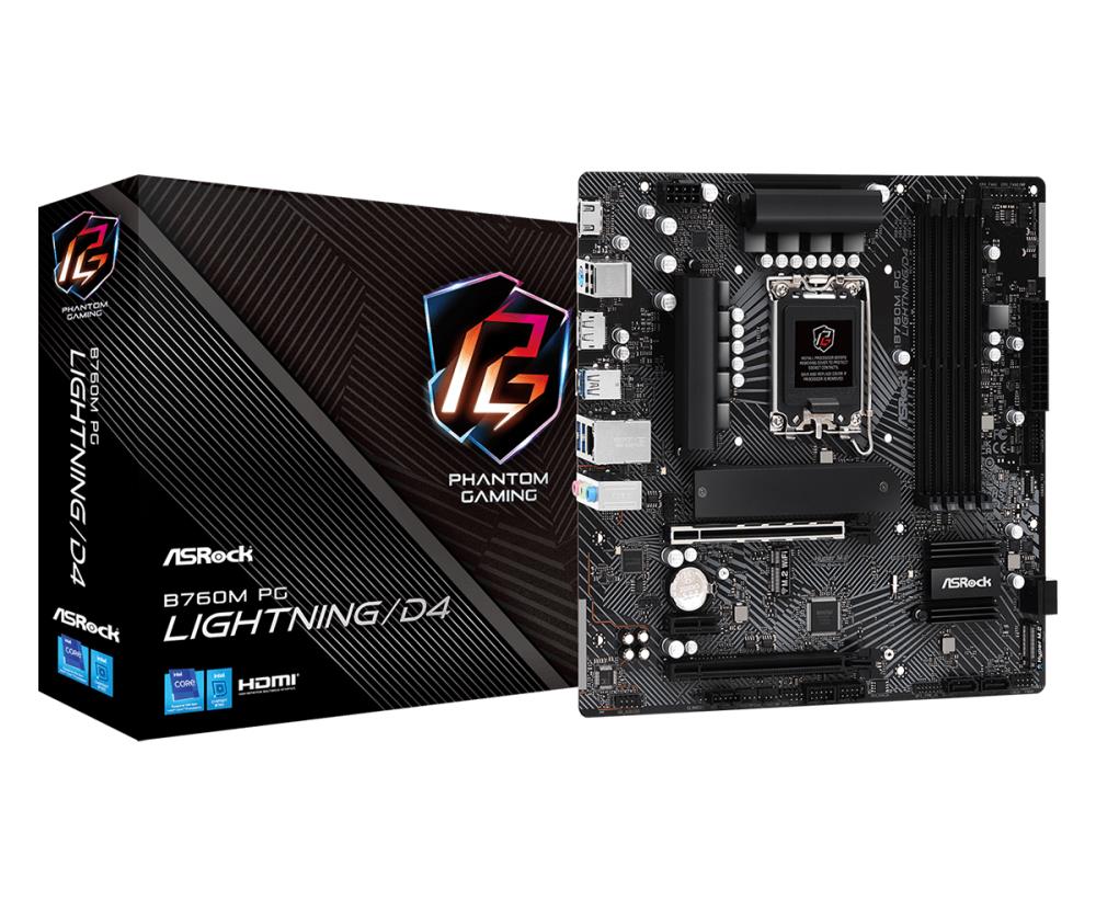 ASROCK Intel B760 Express LGA1700 Micro-ATX