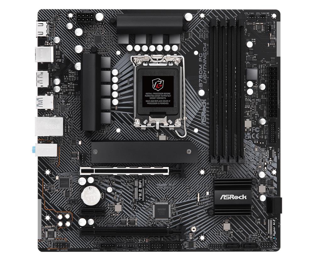 ASROCK Intel B760 Express LGA1700 Micro-ATX