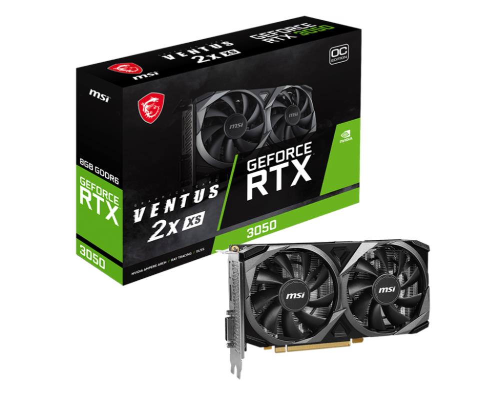 MSI NVIDIA GeForce RTX 3050 8 GB GDDR6