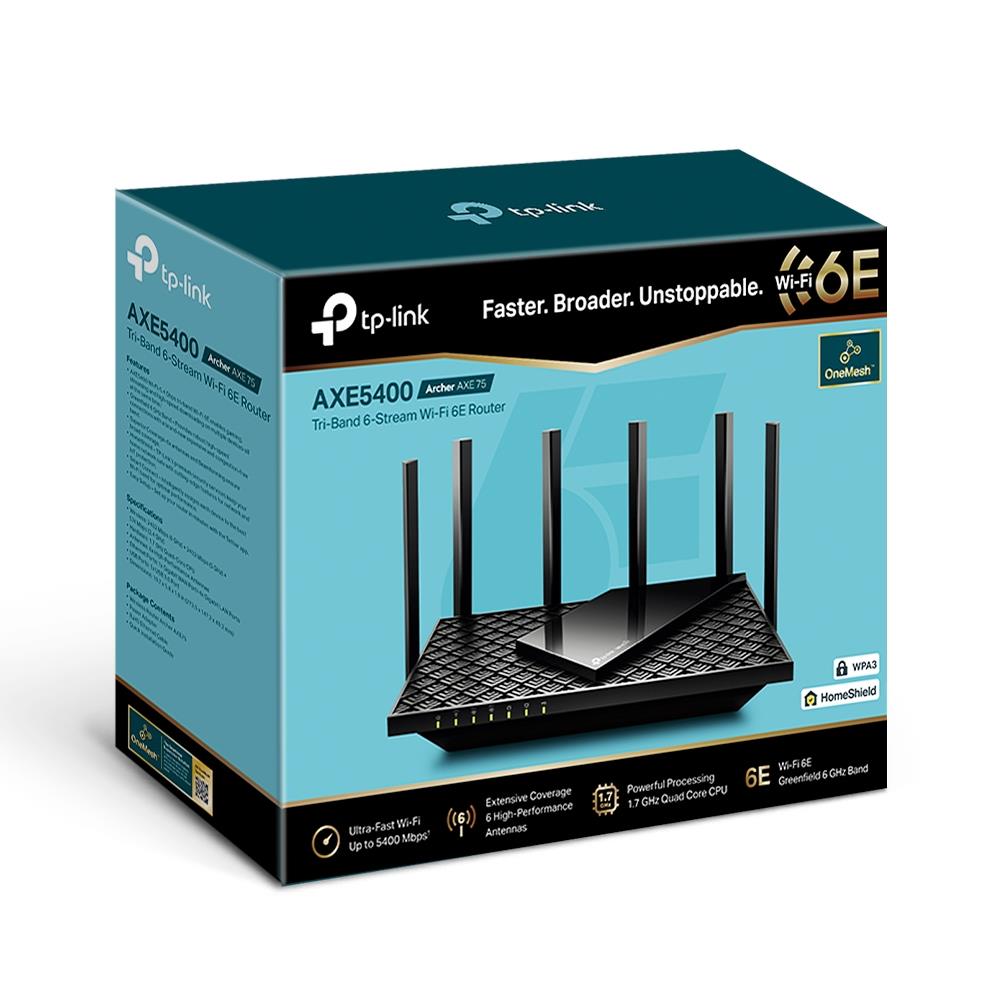 TP-LINK Wireless Router 5400 Mbps Wi-Fi 6e
