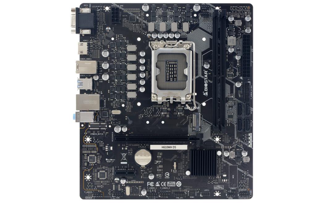 BIOSTAR Intel H610 LGA1700 Micro-ATX