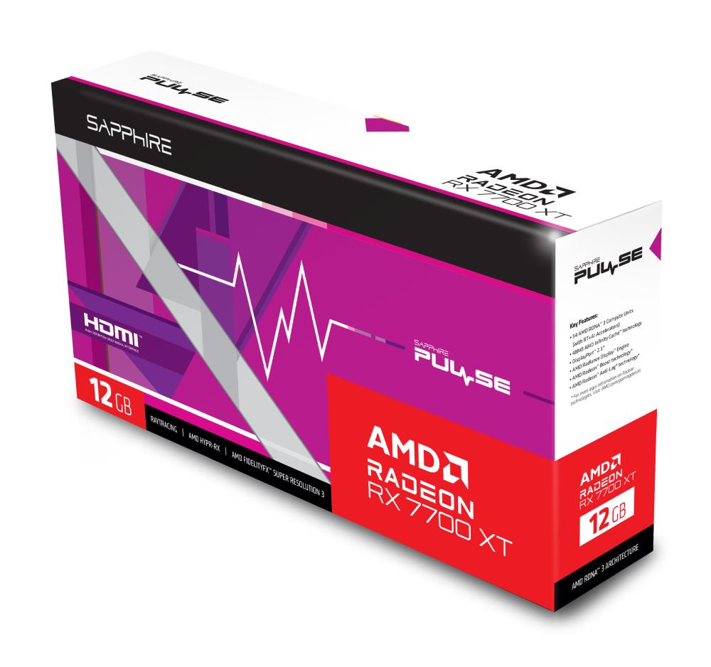 SAPPHIRE AMD Radeon RX 7700 XT 12 GB GDDR6