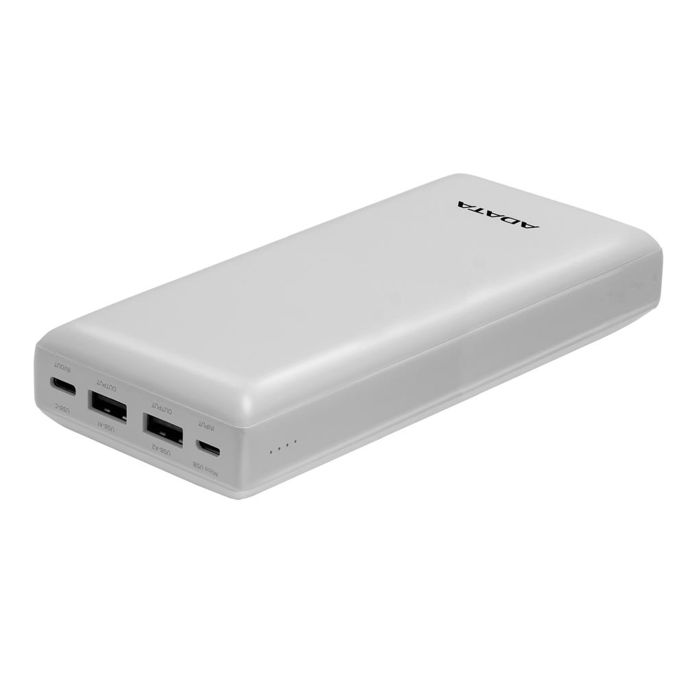 POWER BANK USB 20000MAH WHITE/PBC20-WH ADATA